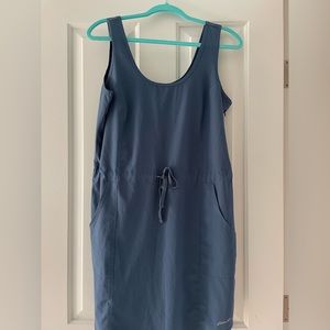 Eddie Bauer dusty blue sporty dress